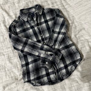 Ralph Lauren Boys Plaid Cotton Flannel Workshirt